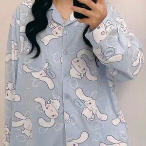 Cinnamoroll long sleeve pajama top
